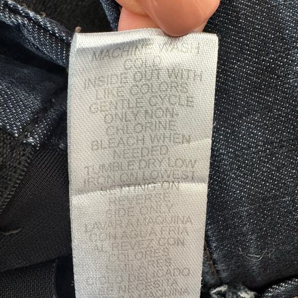 Democracy Jeans Women’s Sz 8 Cigarette Dark Wash Tummy Control Slimming Stretch - Picture 13 of 14